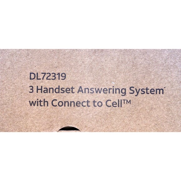 AT&T DL72319 Silver DECT 6.0 3-Handset Cordless Phone With Cell Connection - NEW - Picture 4 of 5